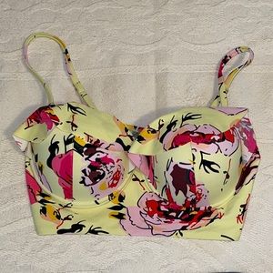 Swim Top size equivalent to 36D for cup.